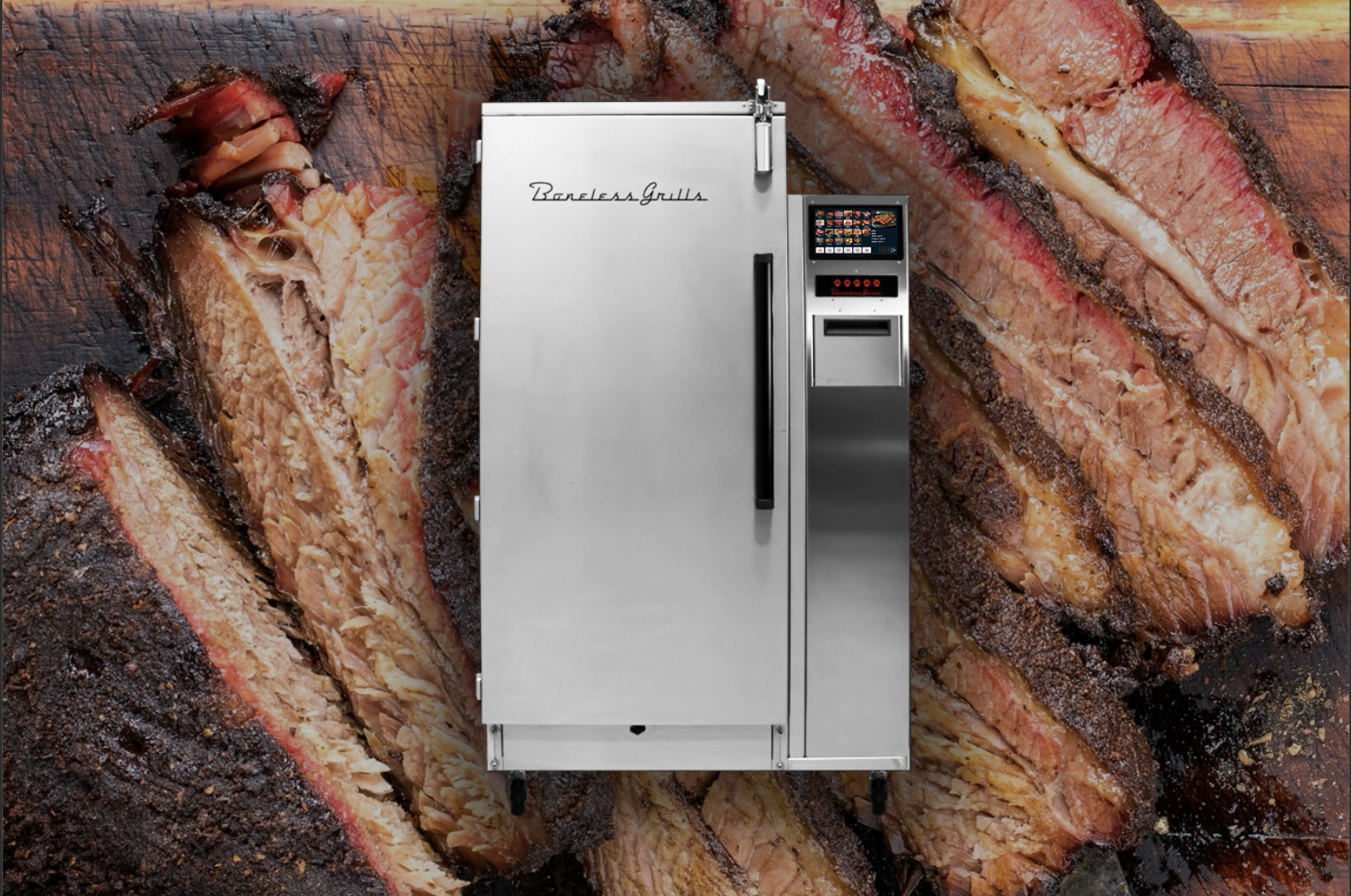 Food cooked in the Royal Pro smoker